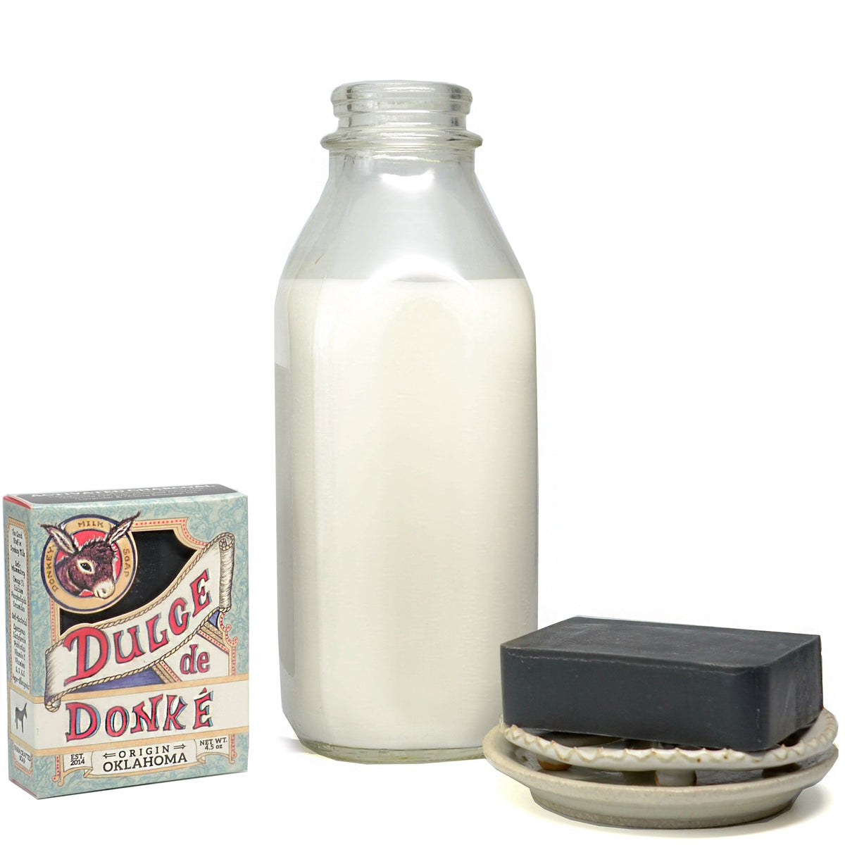 Activated Charcoal Donkey Milk Soap | 4.5 oz