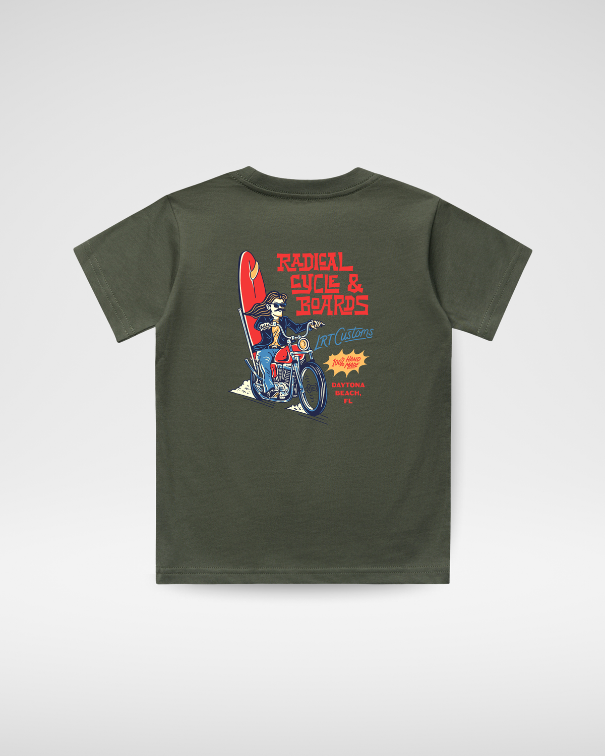 RADICAL CYCLE AND BOARDS TEE