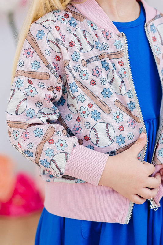 Batter Up Baseball Shimmer Jacket