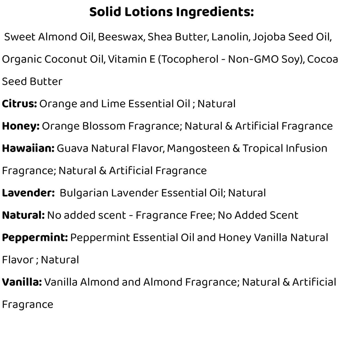 Large Bee Bar Solid Lotion