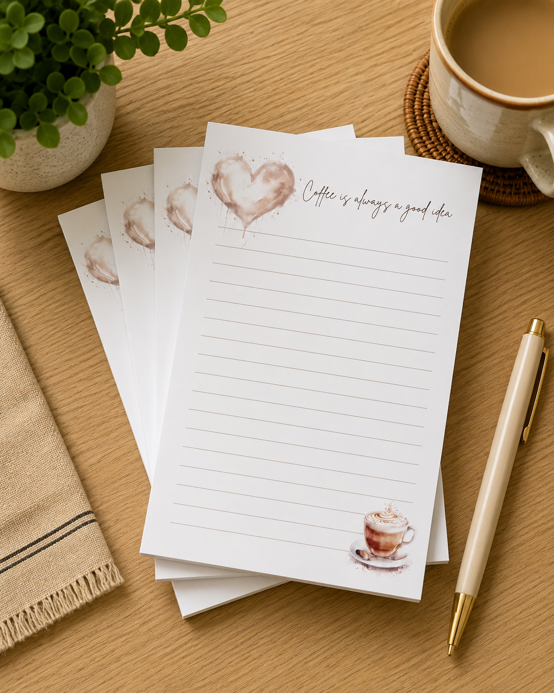 Coffee is Always a Good Idea Notepad