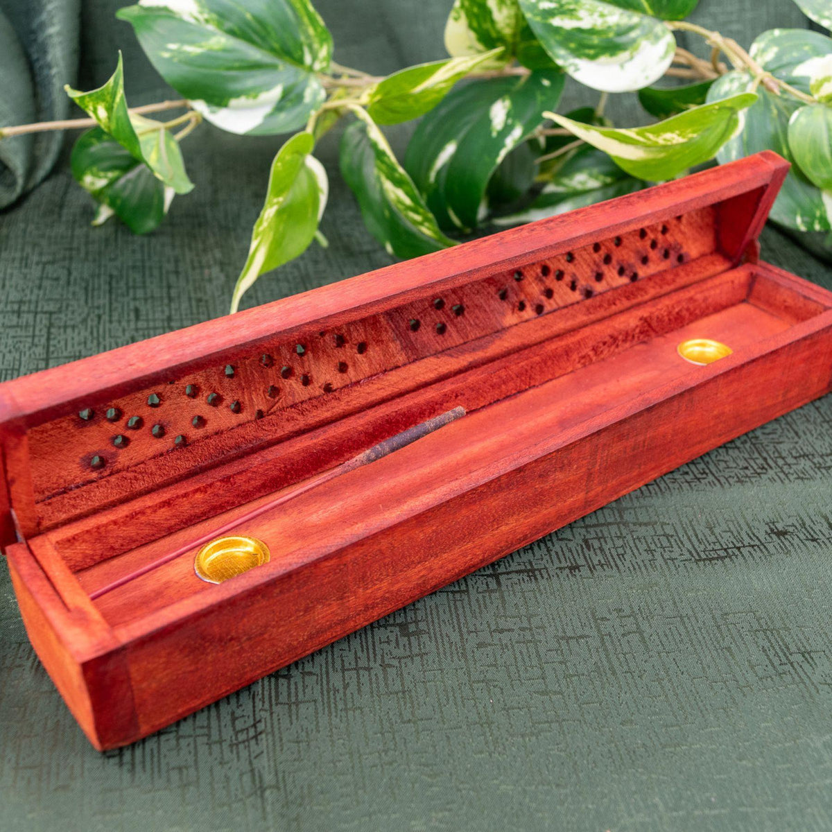 Coffin Incense Holder | Wooden Incense Burner Box
