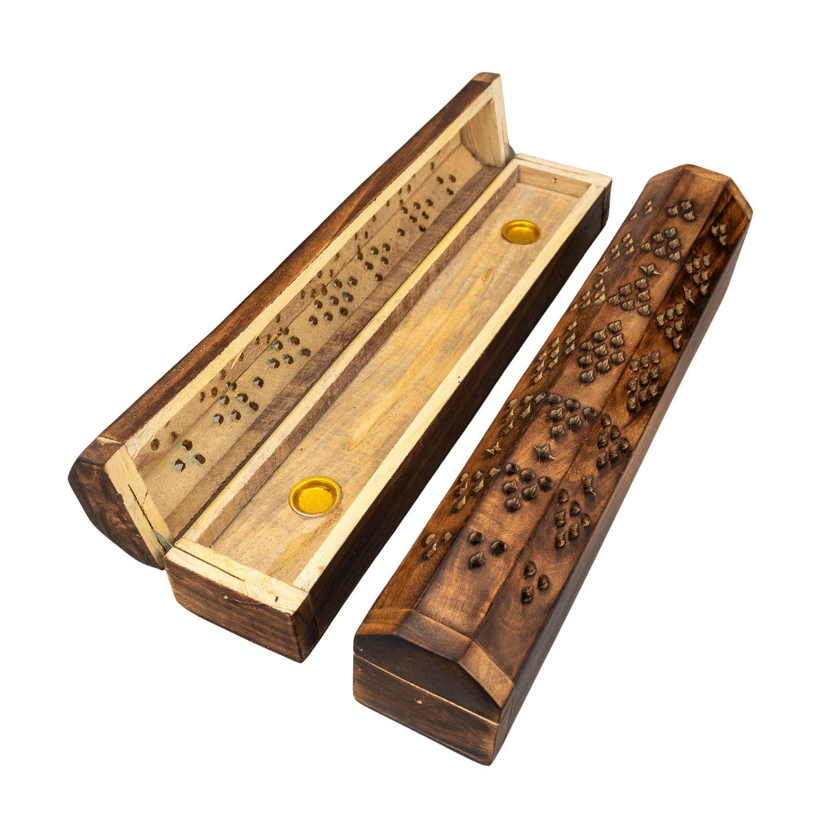 Coffin Incense Holder | Wooden Incense Burner Box