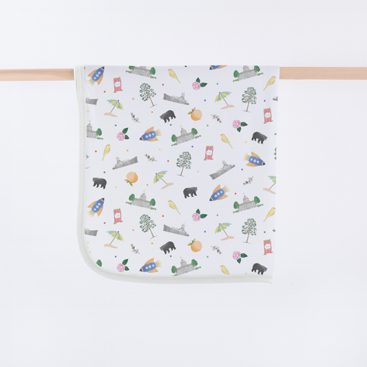 Alabama Kids Organic Cotton Swaddle Blanket
