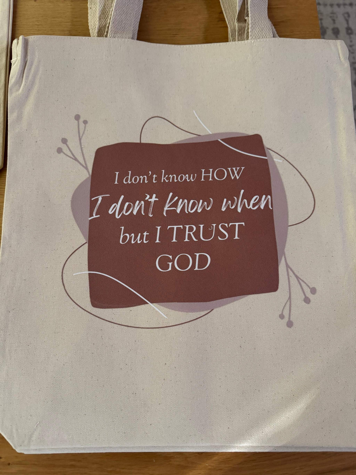 Faith & a Little Attitude Canvas Tote