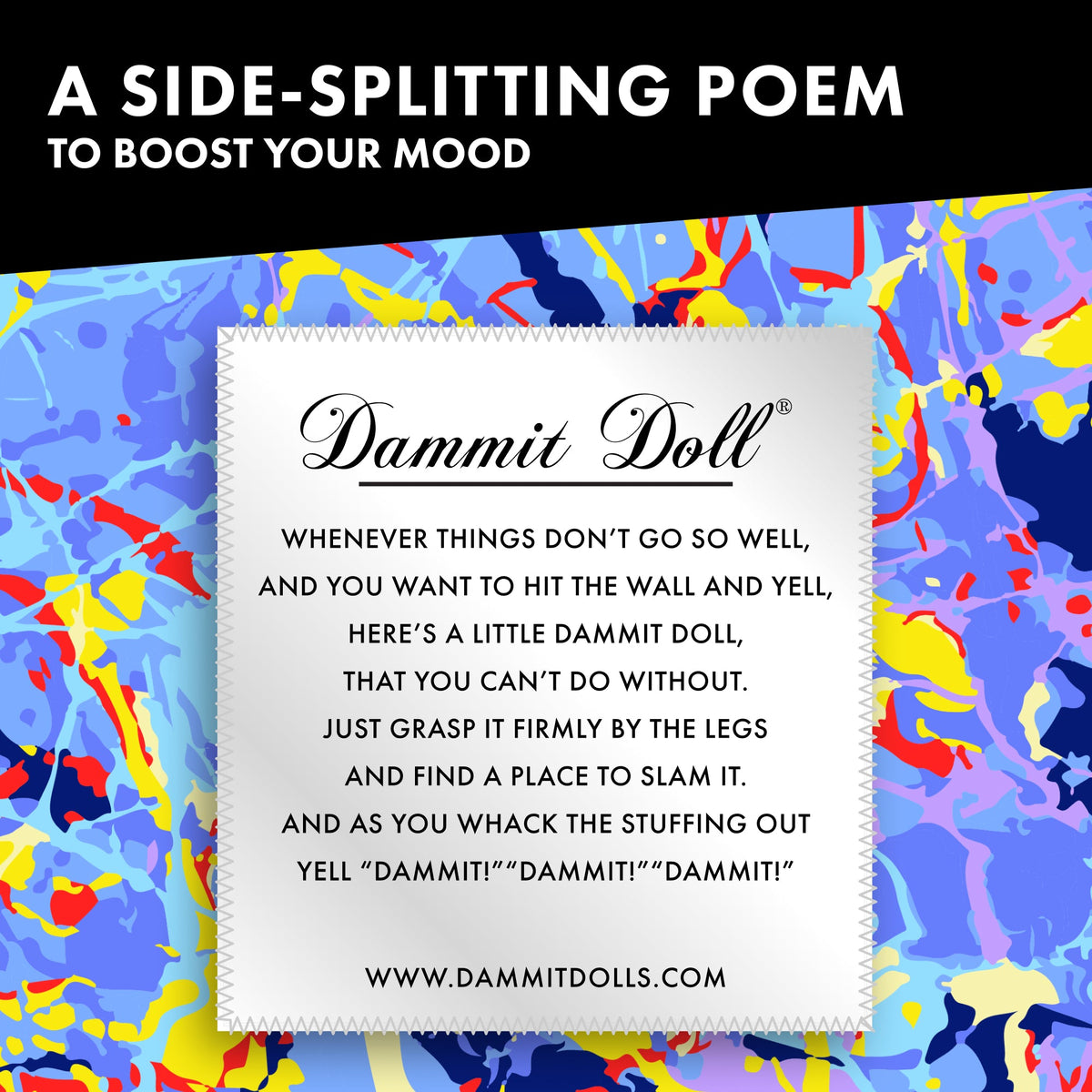 The Jackson Dammit Doll – Artist Stress Relief Doll