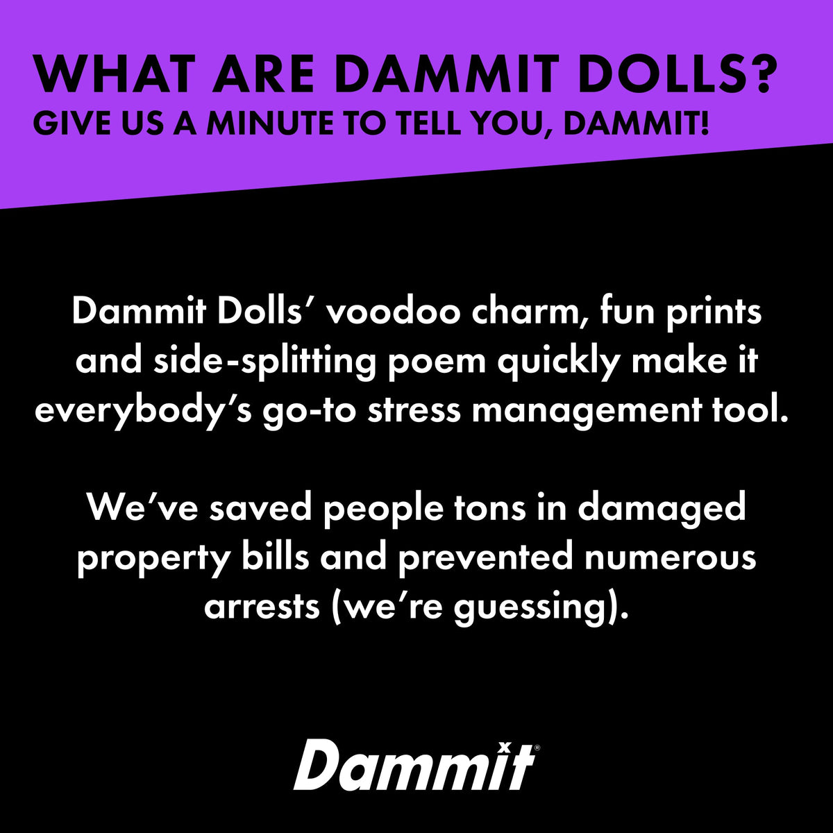 The Jackson Dammit Doll – Artist Stress Relief Doll