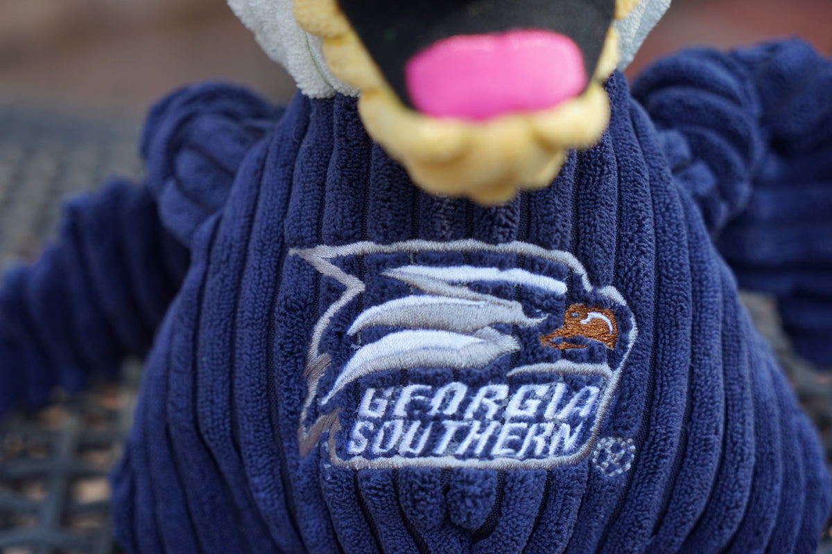 Georgia Southern Gus the Eagle Knottie® Plush Dog Toy | HuggleHounds