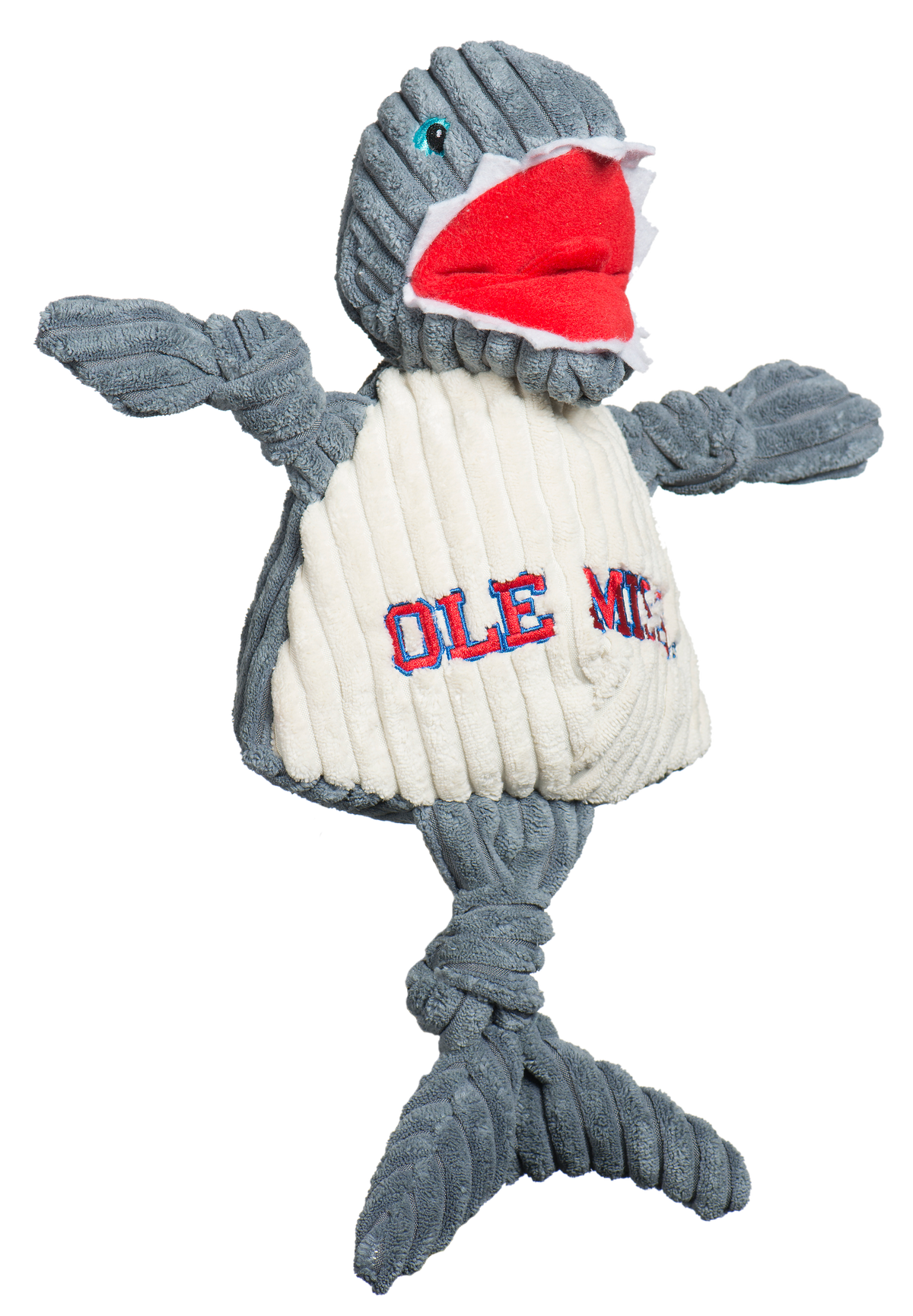 Ole Miss Tony Landshark Knottie® Plush Dog Toy