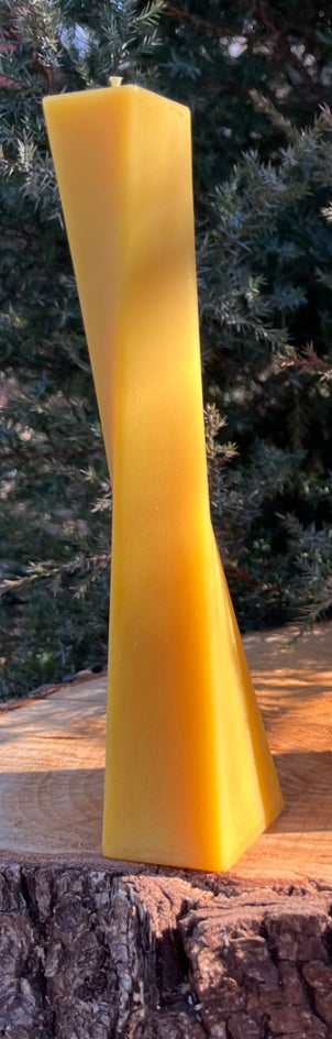 Beeswax Evening Dress Candle
