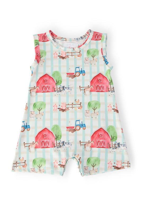 Farm Animals Tank Shorty One-Piece