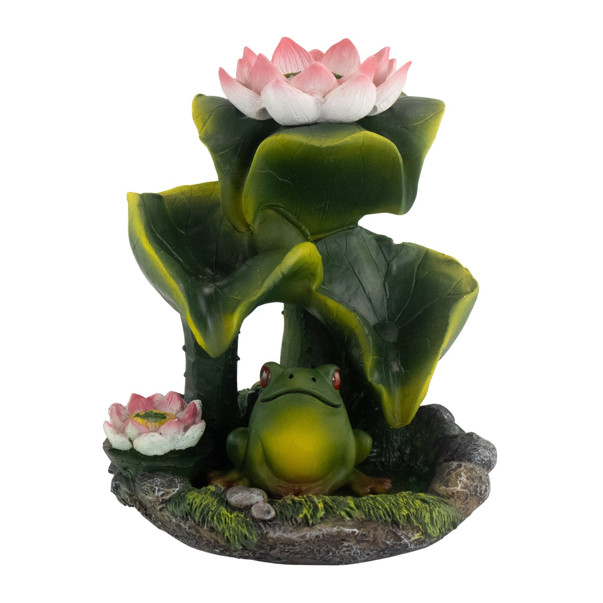 Frog & Lotus Backflow Incense Burner