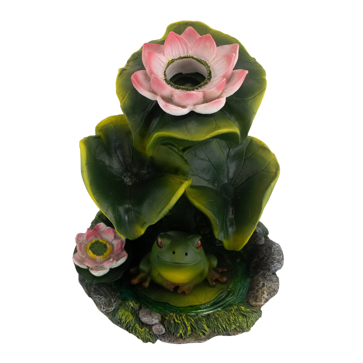 Frog & Lotus Backflow Incense Burner