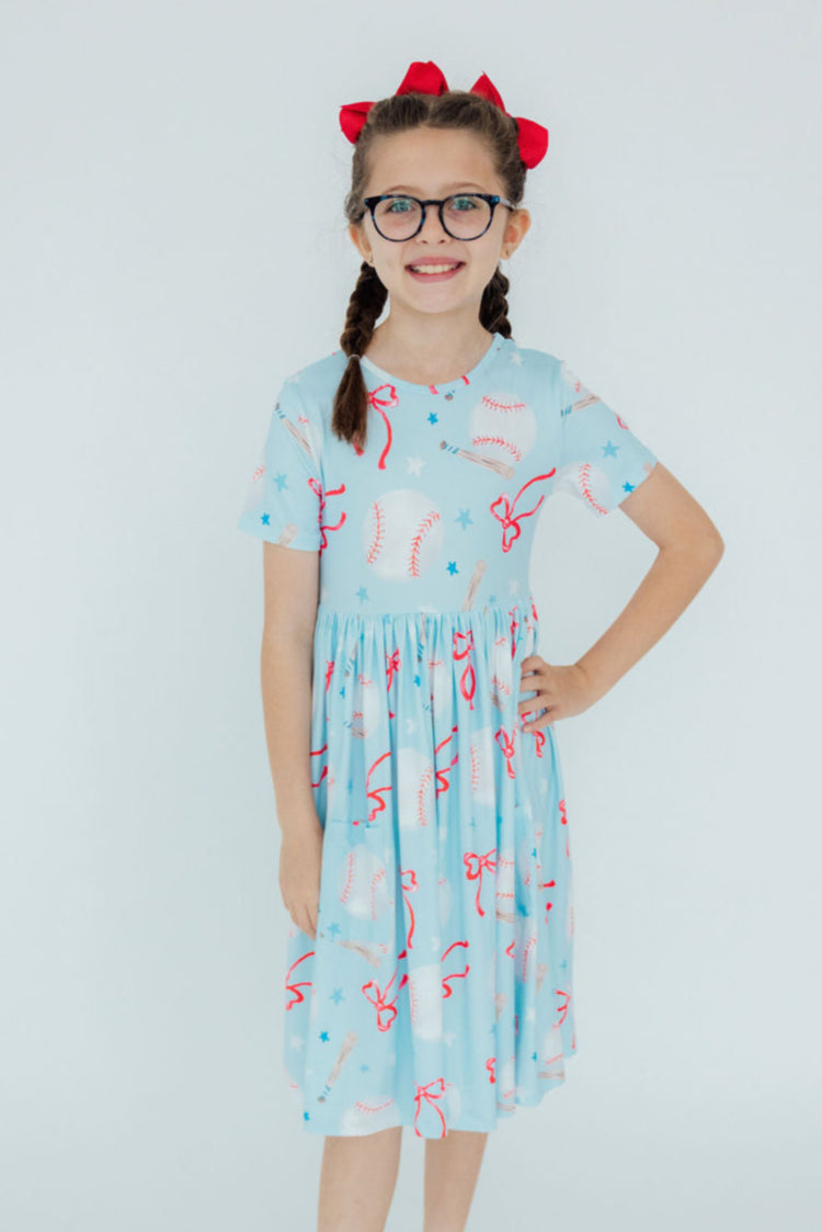 SALE Grand Slam Glam S/S Pocket Twirl Dress