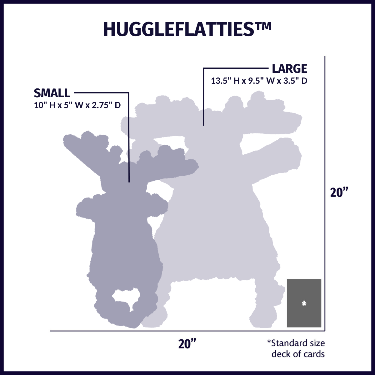 Morris Moose HuggleFlatties™ Plush Dog Toy | HuggleHounds