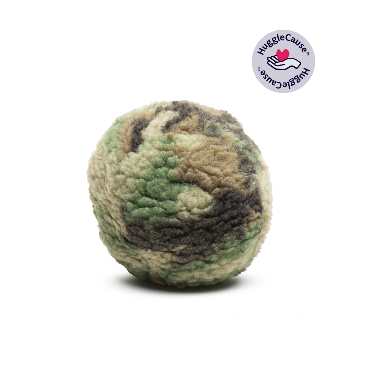 HuggleCause™ Camouflage Plush Dog Ball | Warrior Canine Connection
