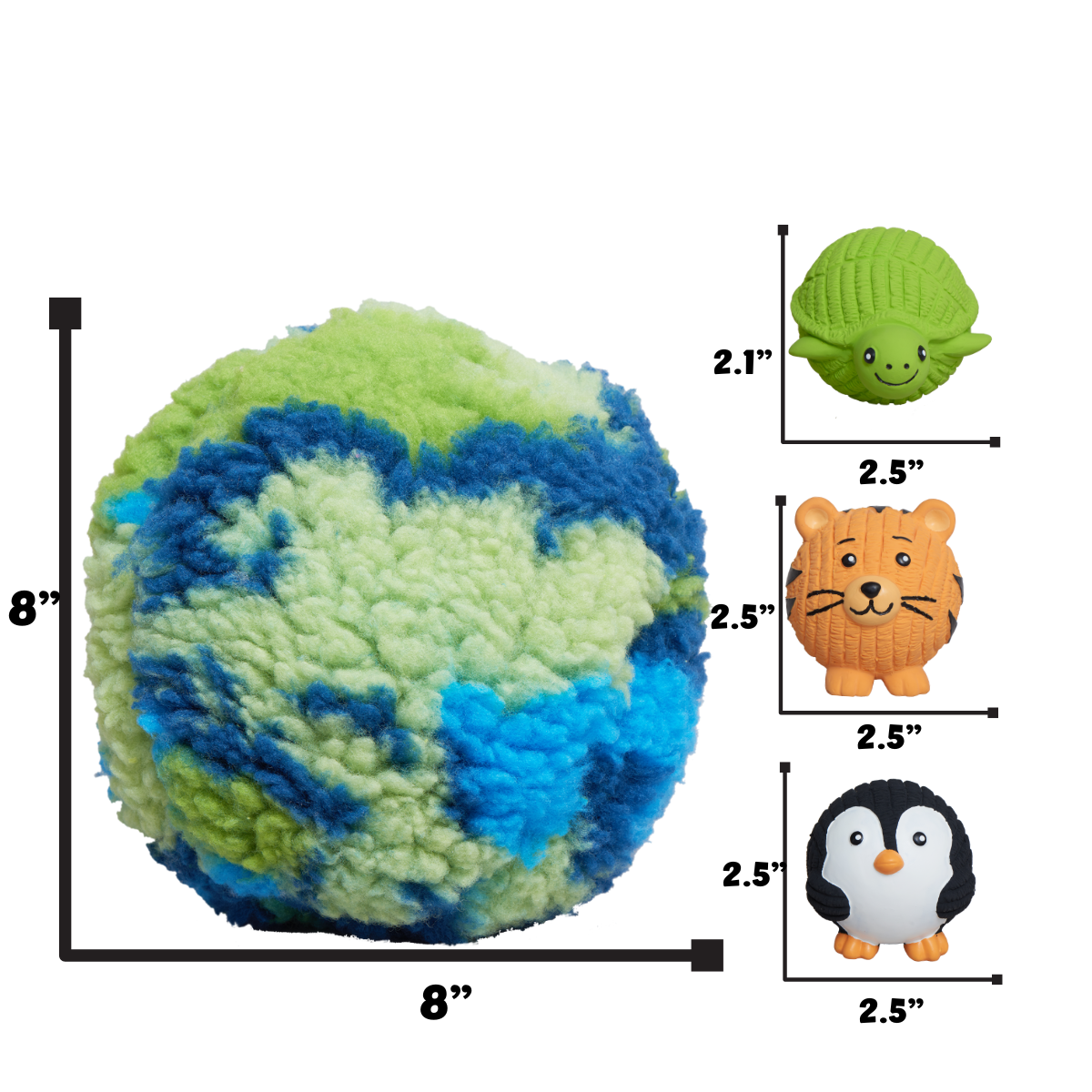 HuggleSnuffles™ SnuffleSphere™ Interactive Dog Puzzle Ball