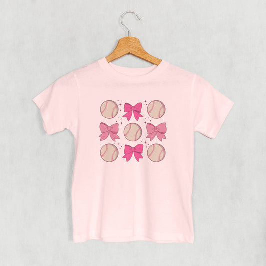 Baseball & Bows Kids Tee & Sweatshirt