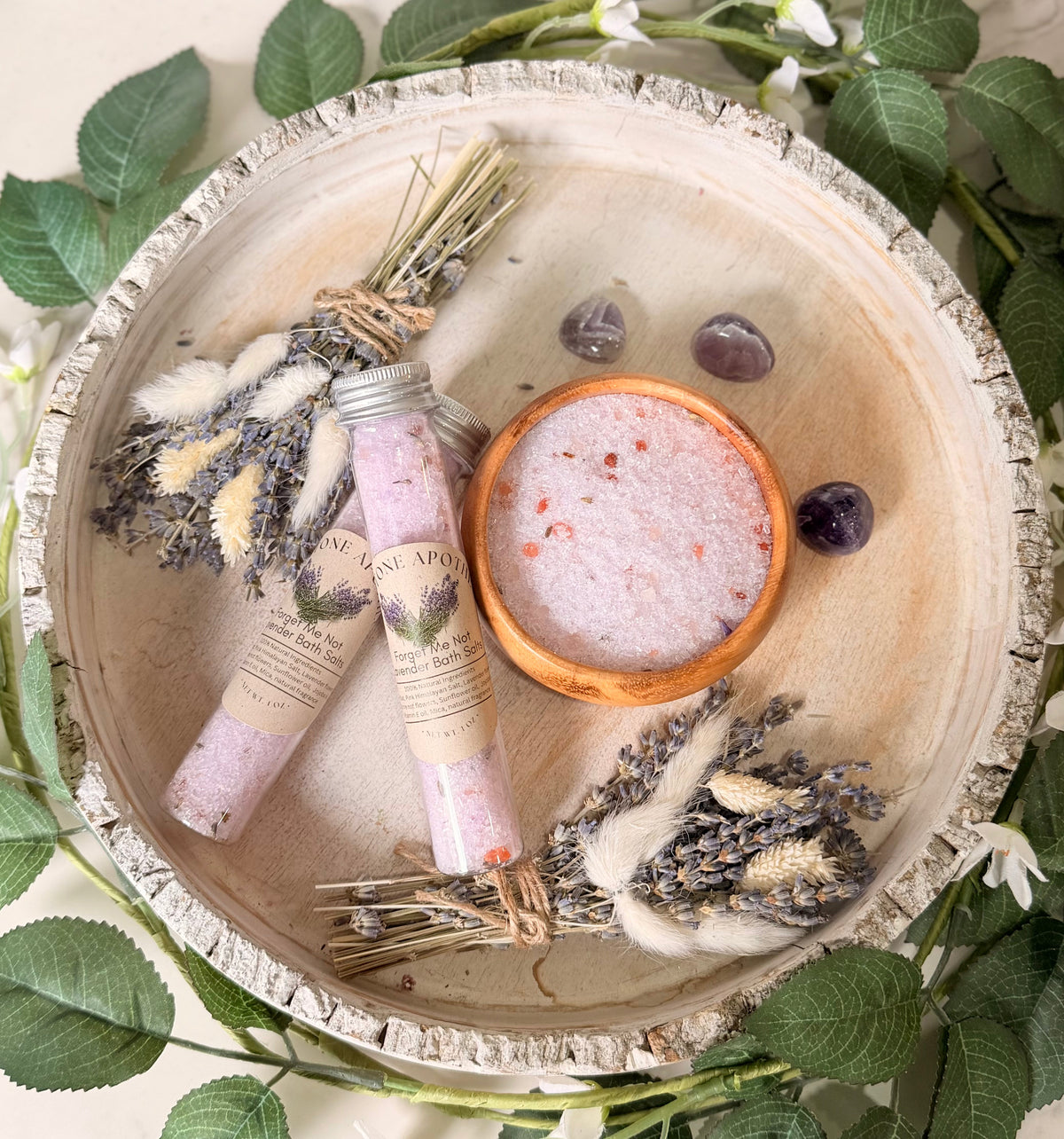 Forget Me Not Lavender Bath Salt Tubes