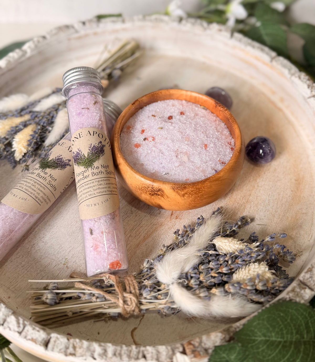 Forget Me Not Lavender Bath Salt Tubes
