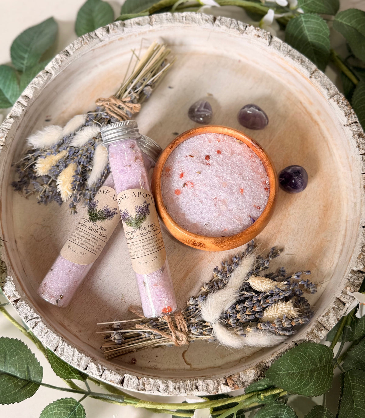 Forget Me Not Lavender Bath Salt Tubes