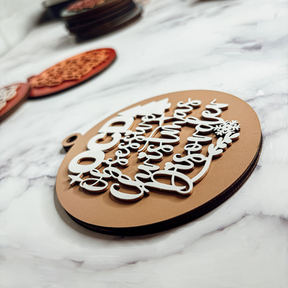 Obsessive Christmas Disorder Wooden Ornament | 12 Colors
