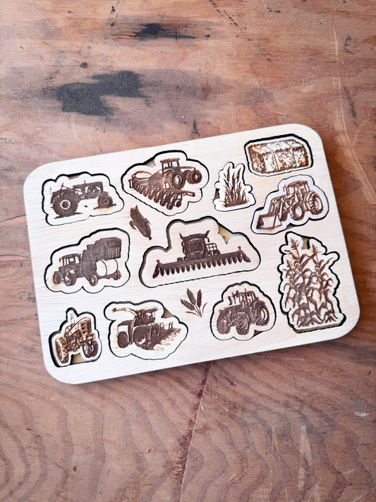 Farm Animals Wooden Puzzle