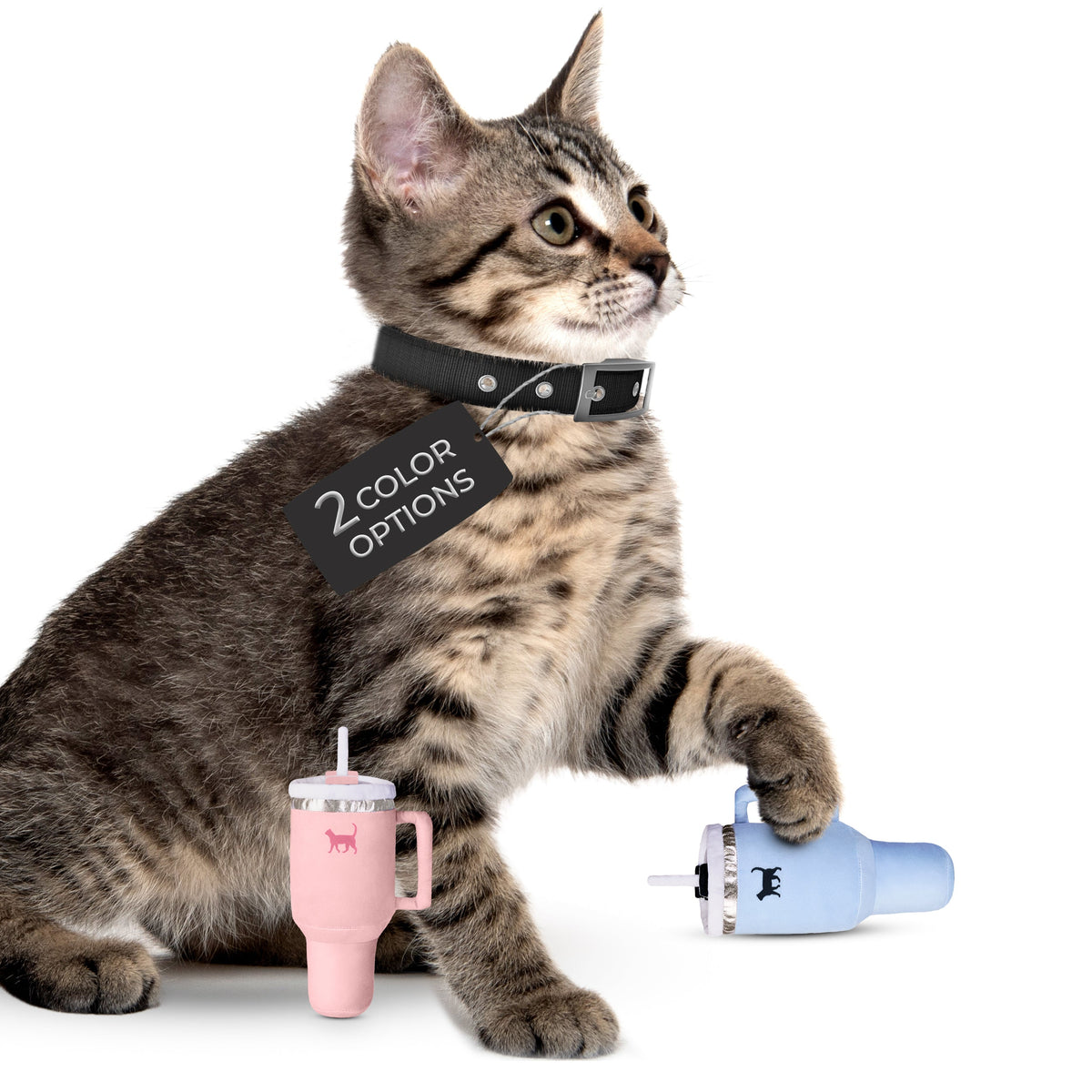 Give your pup a cup of their own with this plush tumbler dog toy featuring a built-in squeaker, soft exterior, and adorable drink-inspired design.
