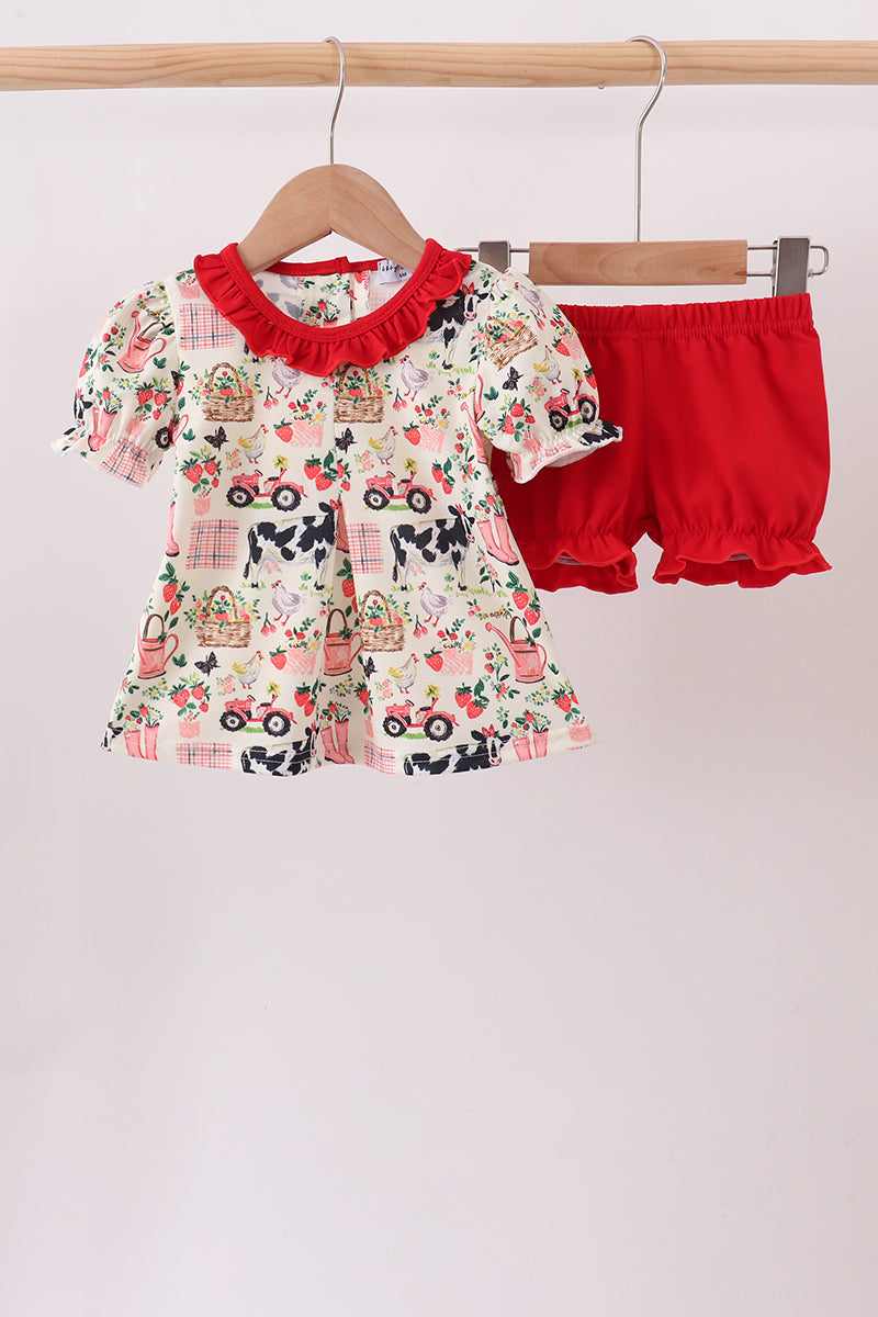 Little Homestead Ruffle Bloomer Set