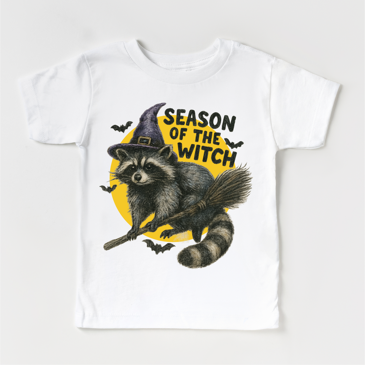 Season Of The Witch Raccoon Halloween Shirt - Halloween Tee - MU93