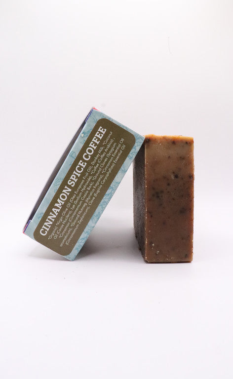 Exfoliating Spiced Coffee Donkey Milk Soap  4.5 oz