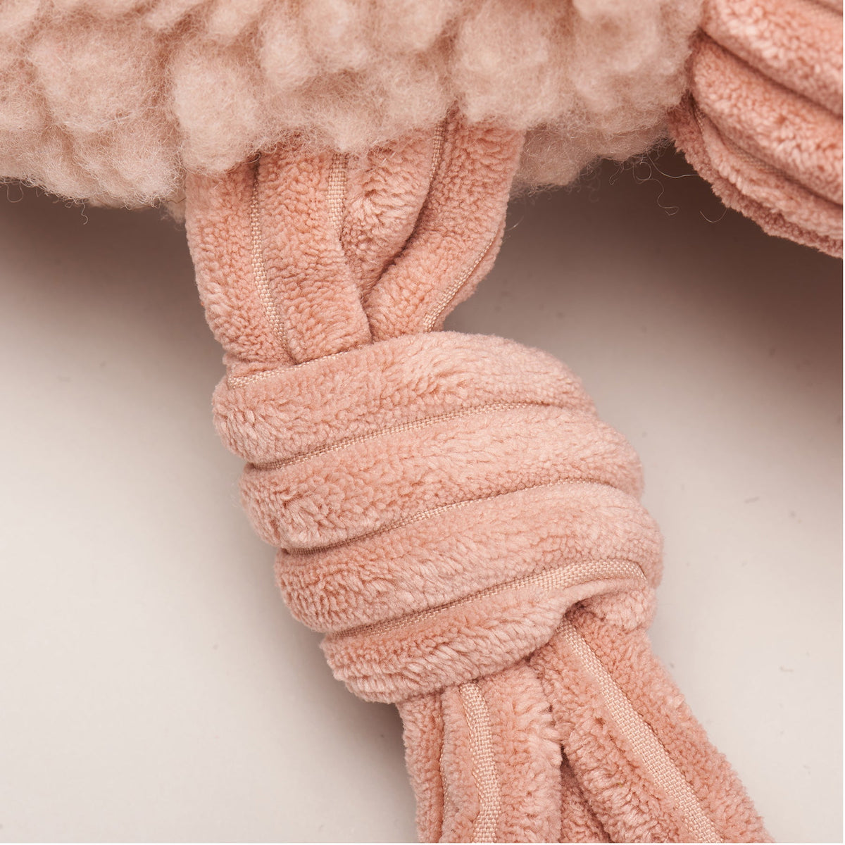 Penelope Pig FlufferKnottie™ Plush Dog Toy | HuggleHounds