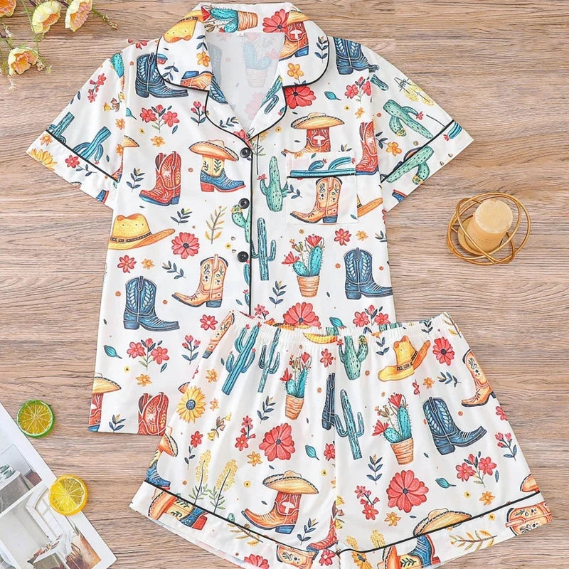 Texas Hold'em Pajama Set — For the Wild Bronco-Riding Mermaid