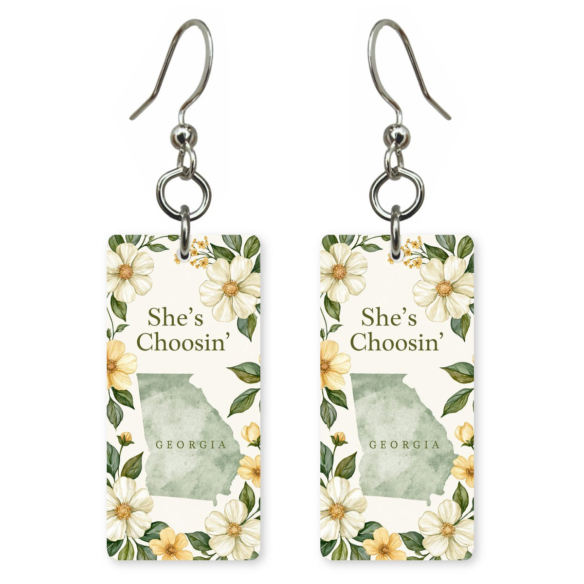 She's Choosing Georgia Earrings | Magnolia Frame | SC10F