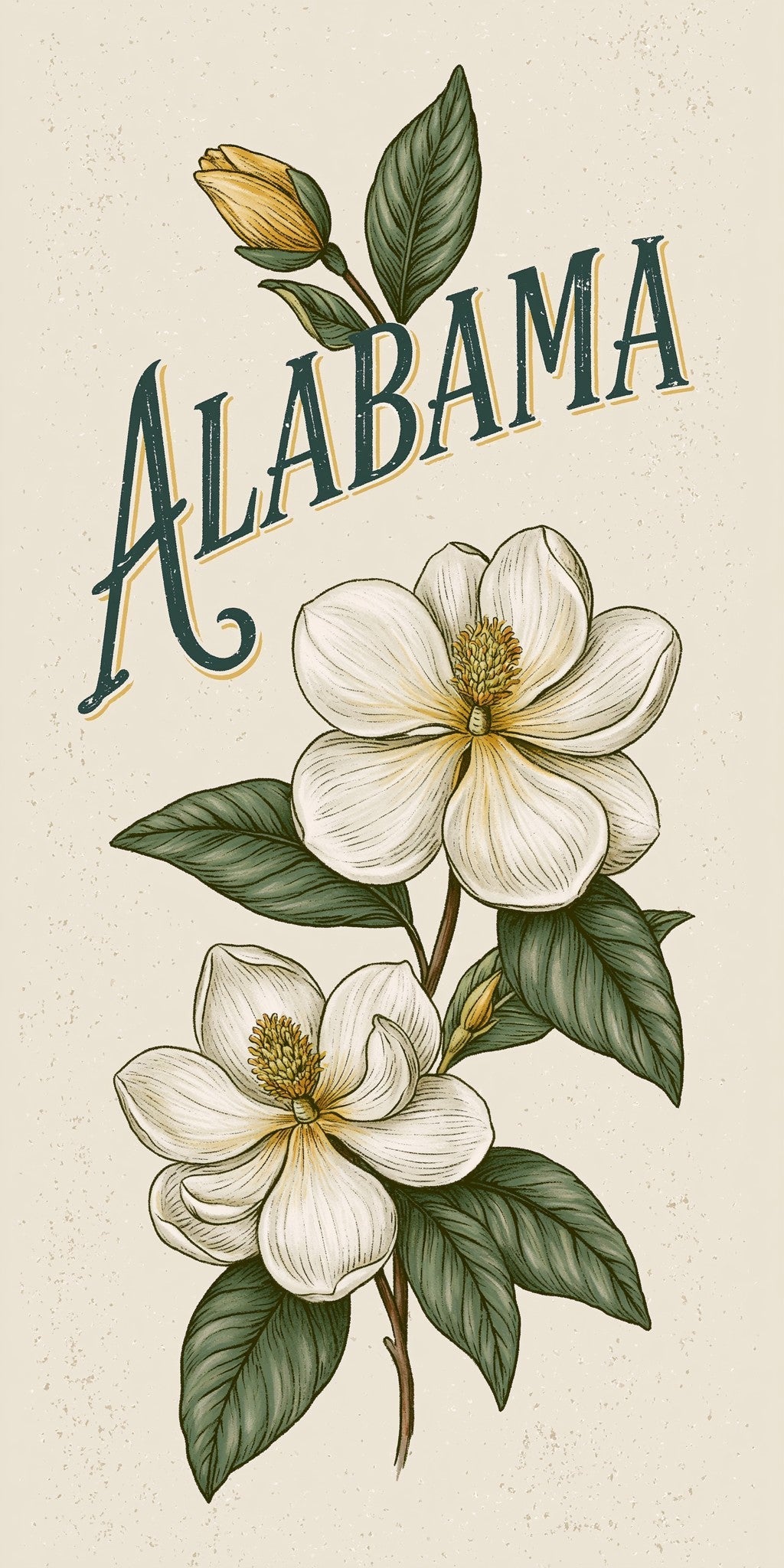 She's Choosing Alabama Earrings | Magnolia Bloom | SC1C
