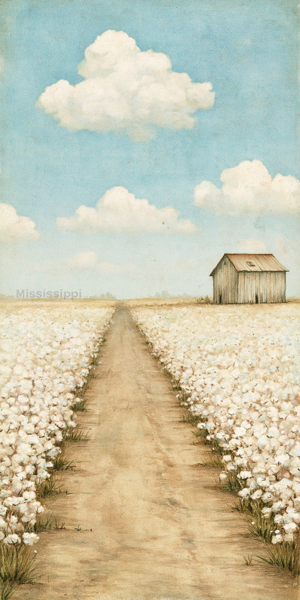 She's Choosing Mississippi Earrings | Cotton Field | SC24D