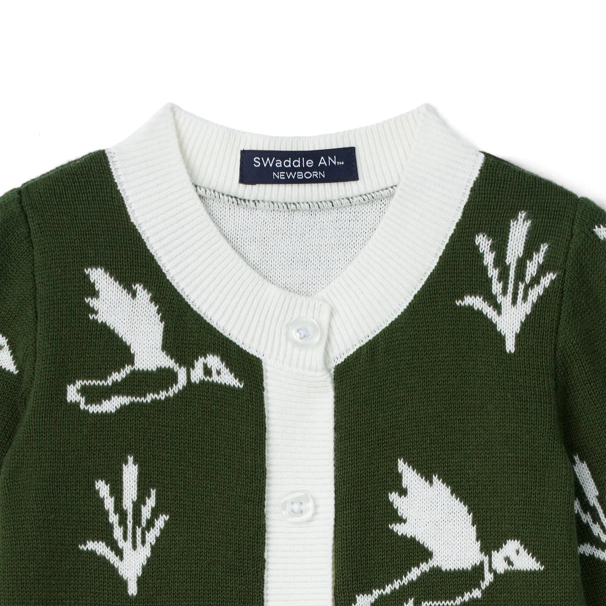 Mallard Duck Knit Baby Romper