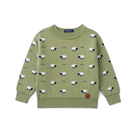 Countryside Sheep Knit Sweater – Toddler & Kids