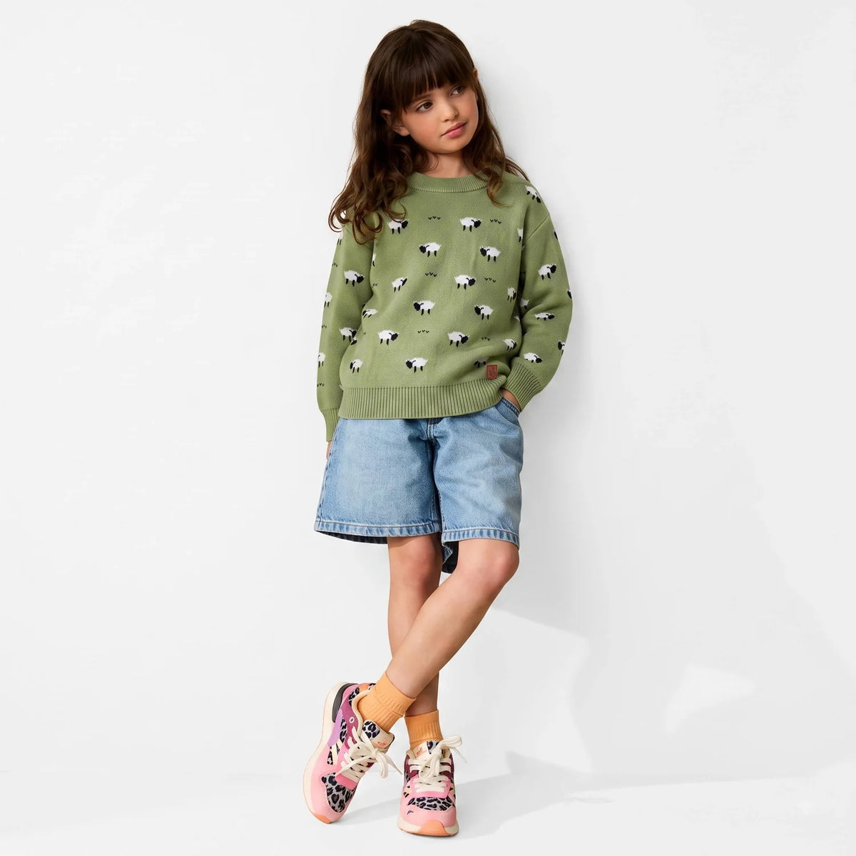 Countryside Sheep Knit Sweater – Toddler & Kids