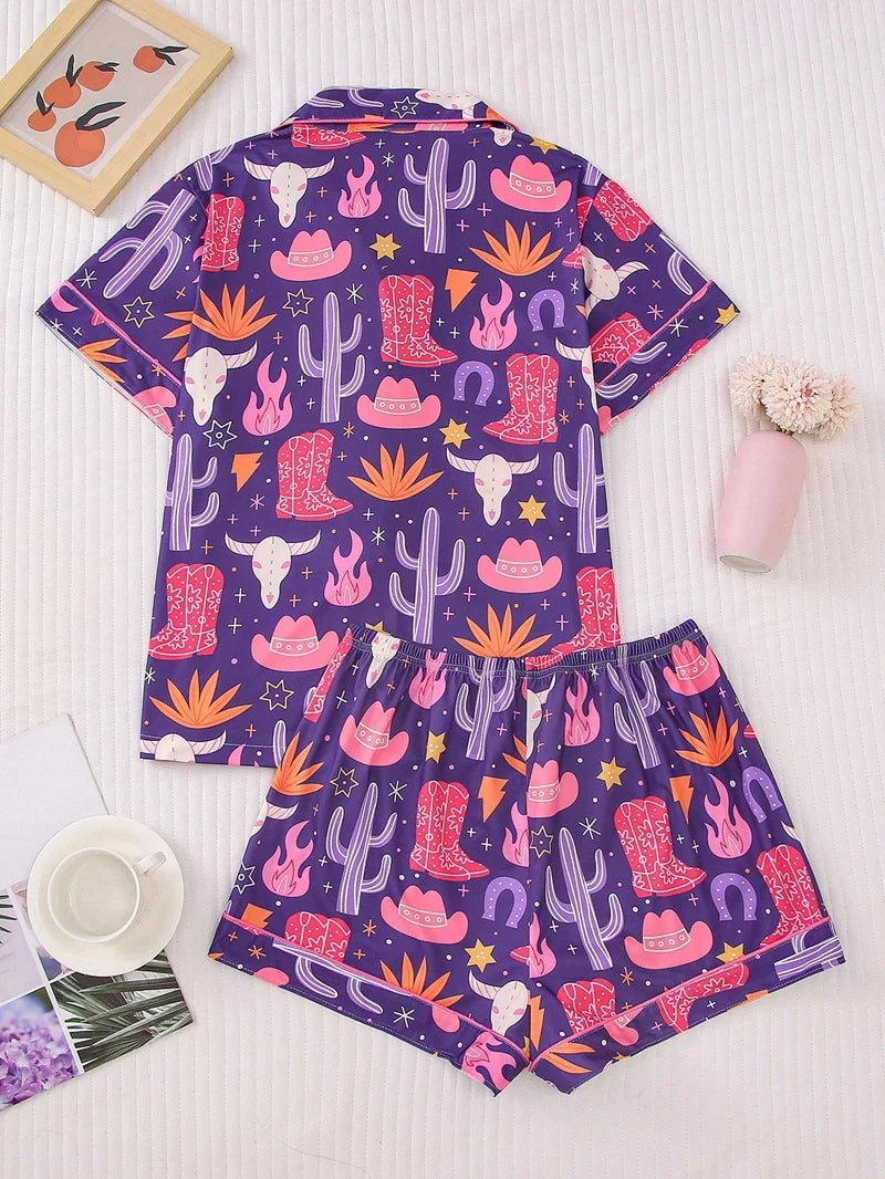 Texas Hold'em Pajama Set — For the Wild Bronco-Riding Mermaid