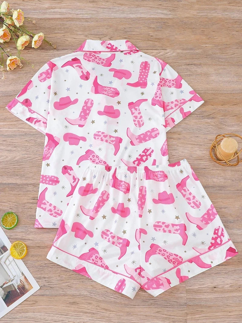Texas Hold'em Pajama Set — For the Wild Bronco-Riding Mermaid