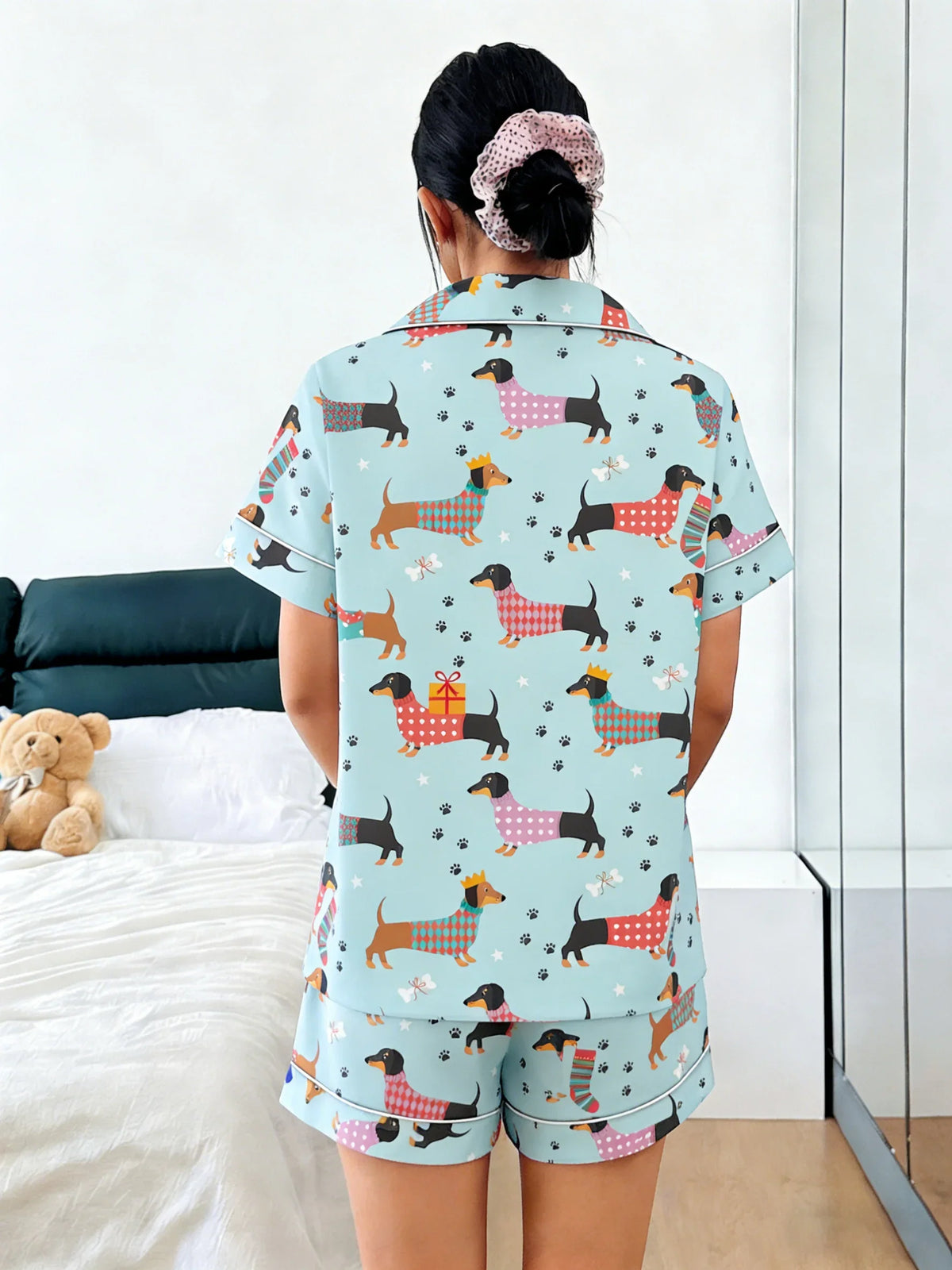 Christmas Dachshund Pajama Set