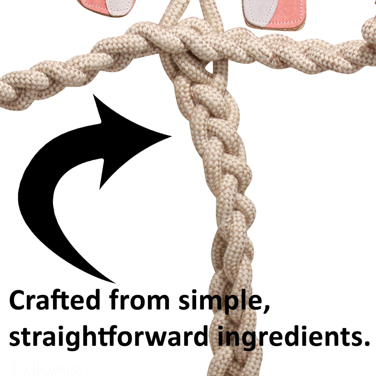 Dilly Duck Natural Rope Dog Toy | HuggleHounds Knottie®