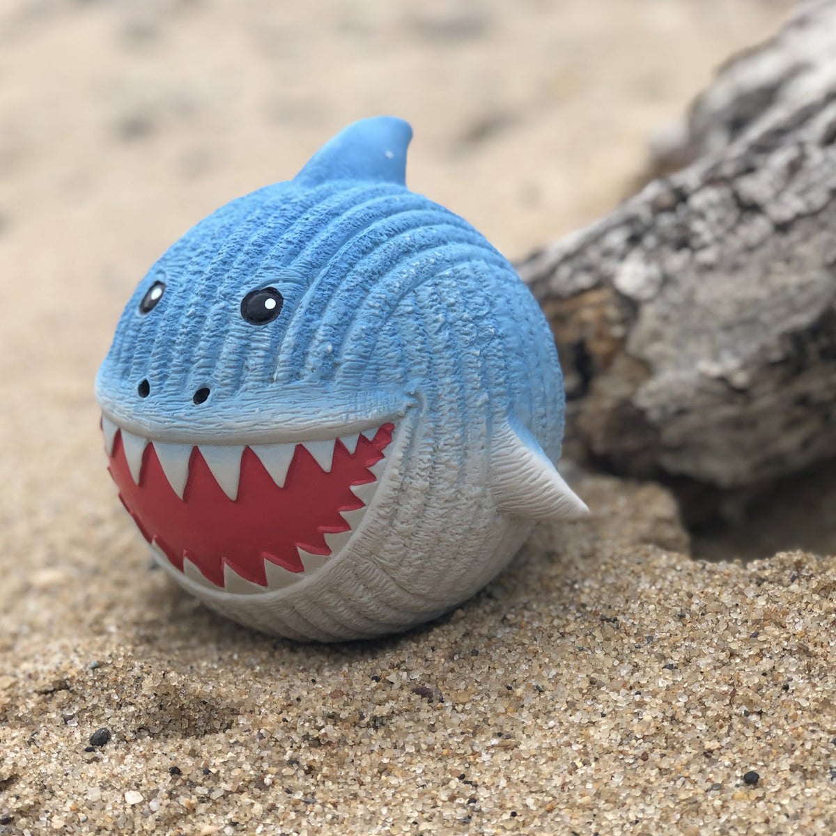Finn the Shark Ruff-Tex® Squeaky Dog Ball | HuggleHounds