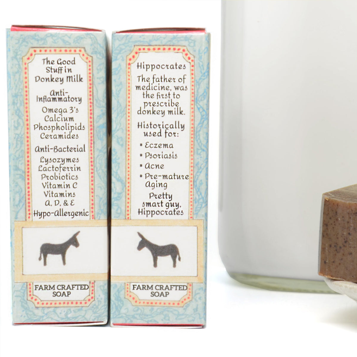 Exfoliating Spiced Coffee Donkey Milk Soap  4.5 oz