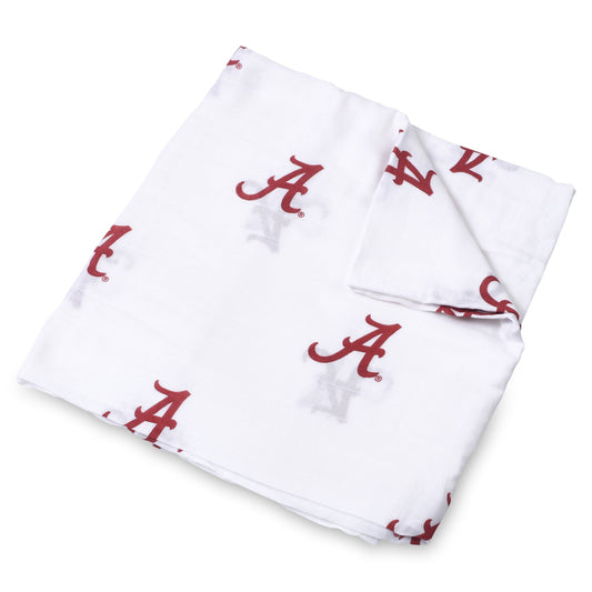 University of Alabama Crimson Tide Muslin Swaddle Blanket
