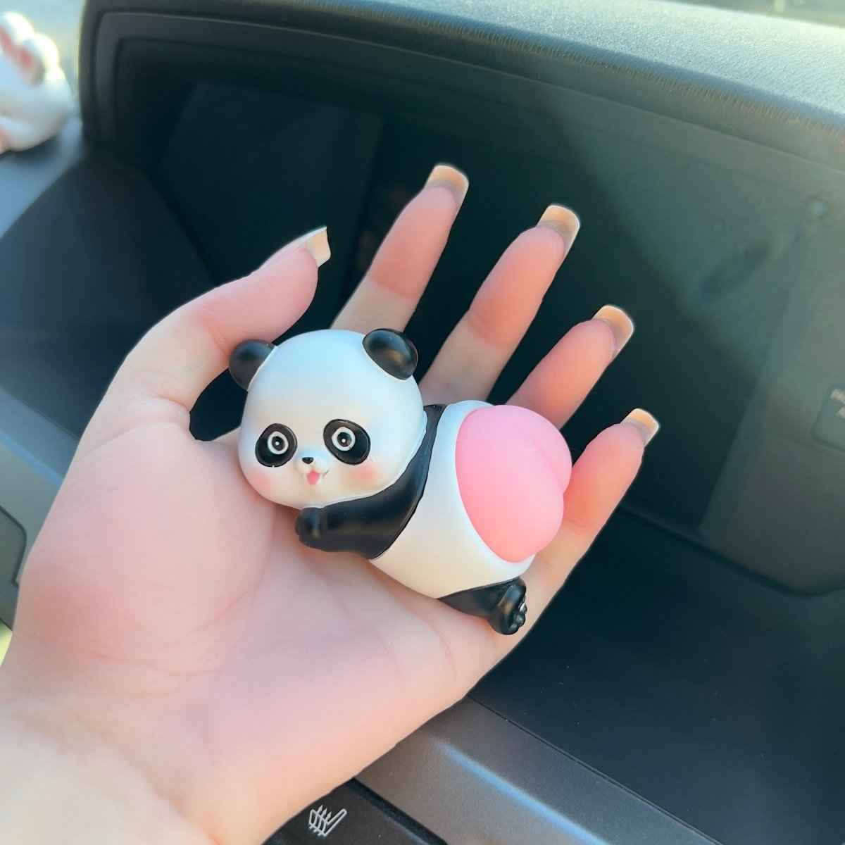 Cute Animal Car Ornament – Resin Bouncy Butt Dashboard Accessory