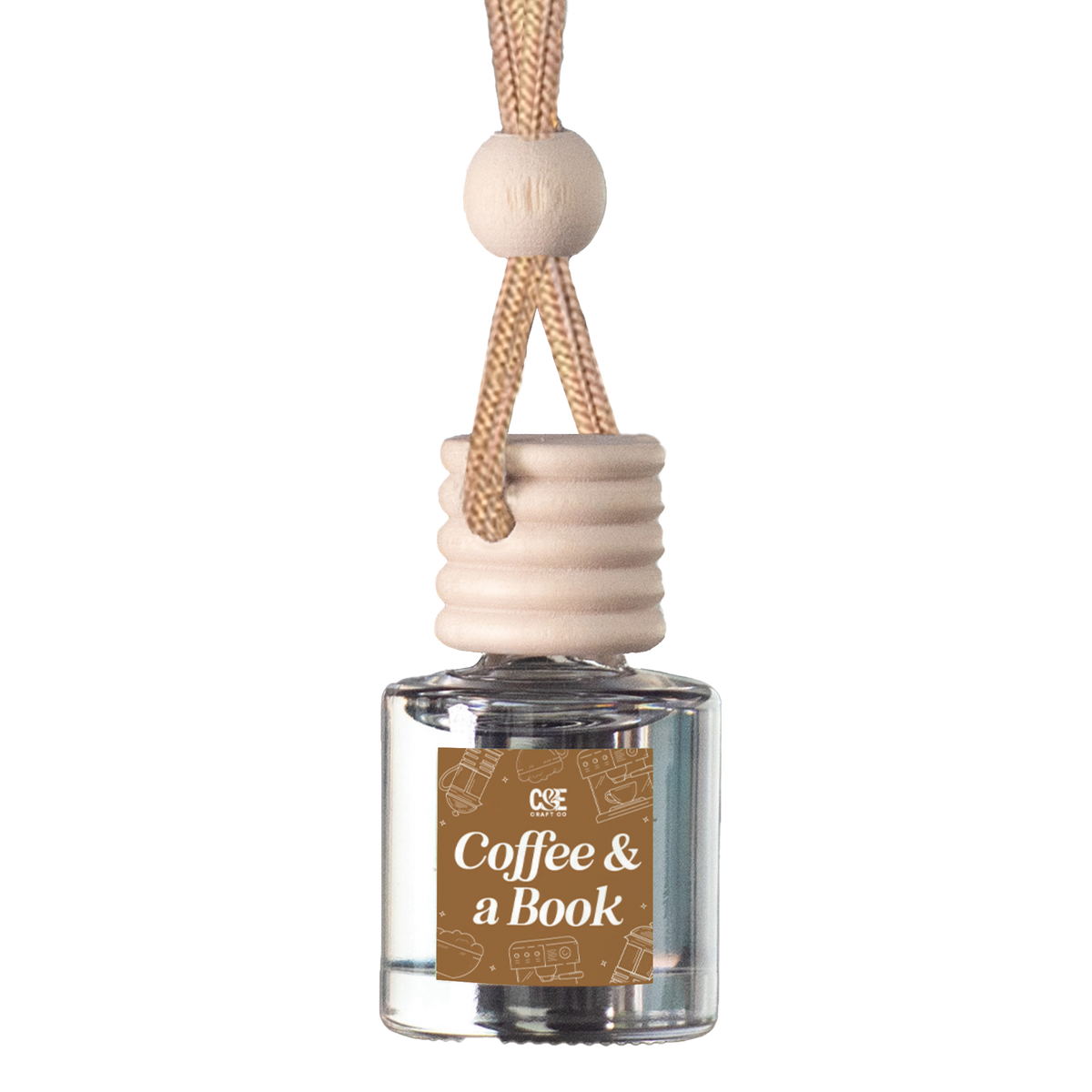 Coffee & A Book Car Freshener | Coffee Lover & Bookworm Gift