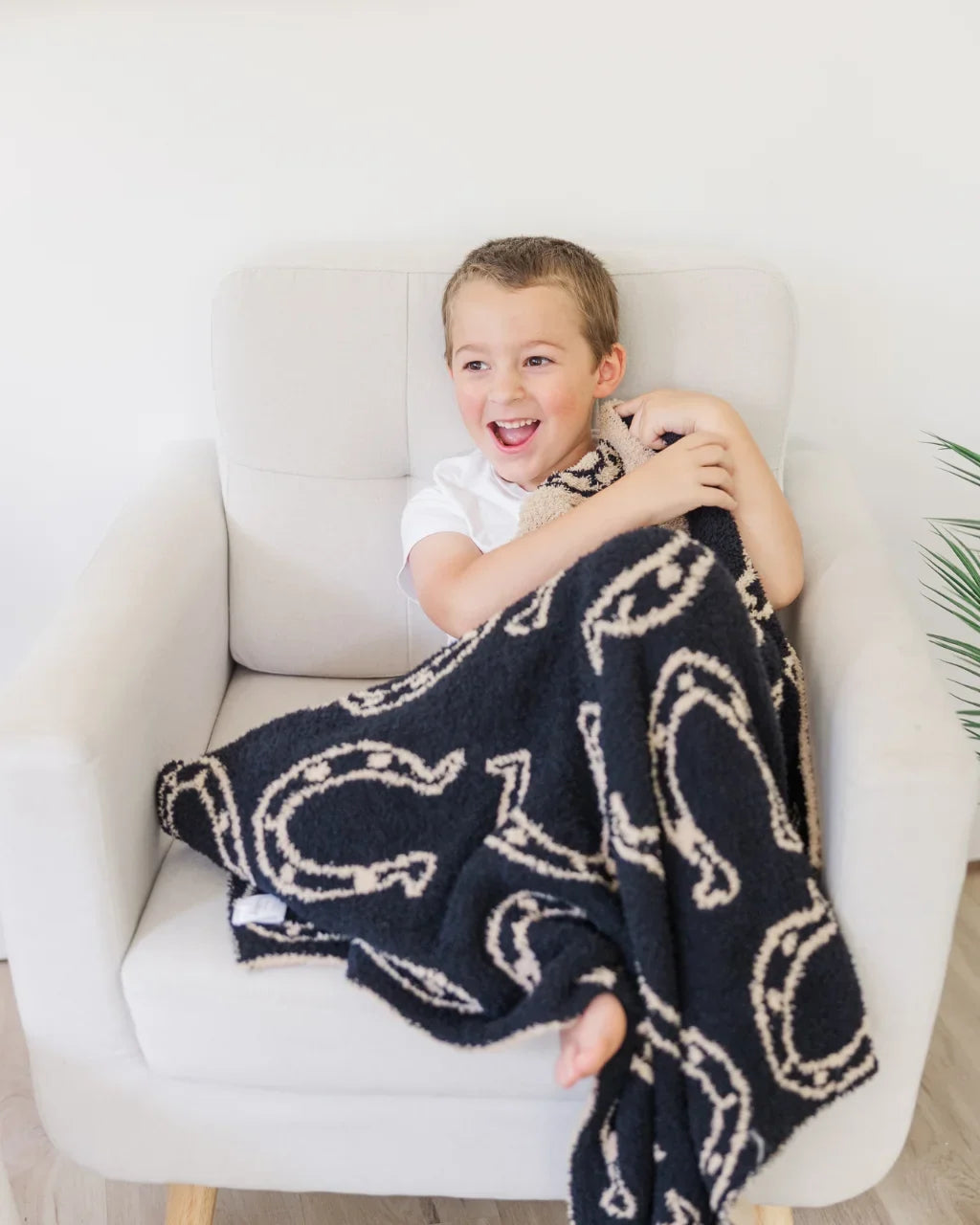 Saddle Down Baby Blanket