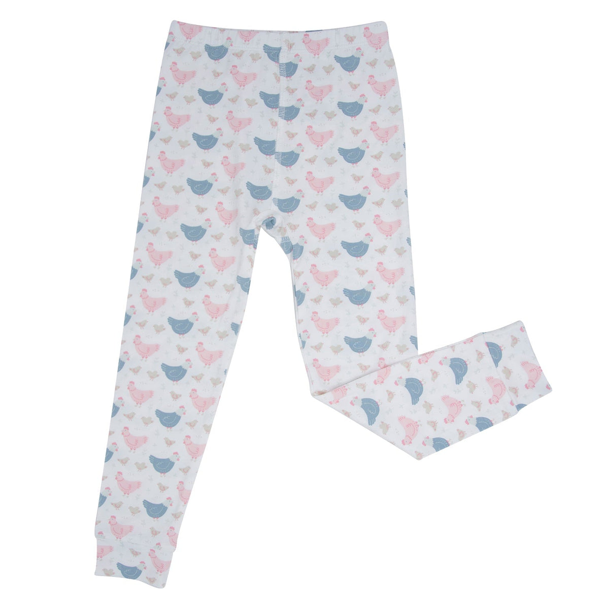 Pink Farm Hens Bamboo Pajama Set
